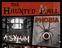 Tablet Screenshot of hauntedhall.com